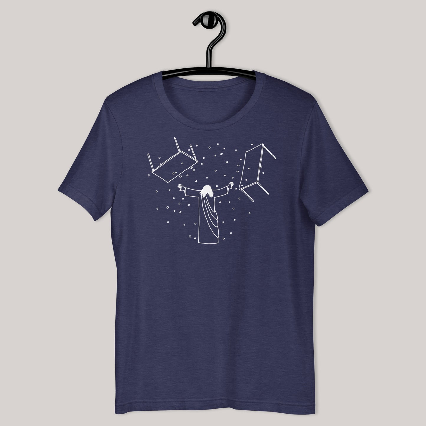 Jesus Overturning T-Shirt - by nakedpastor