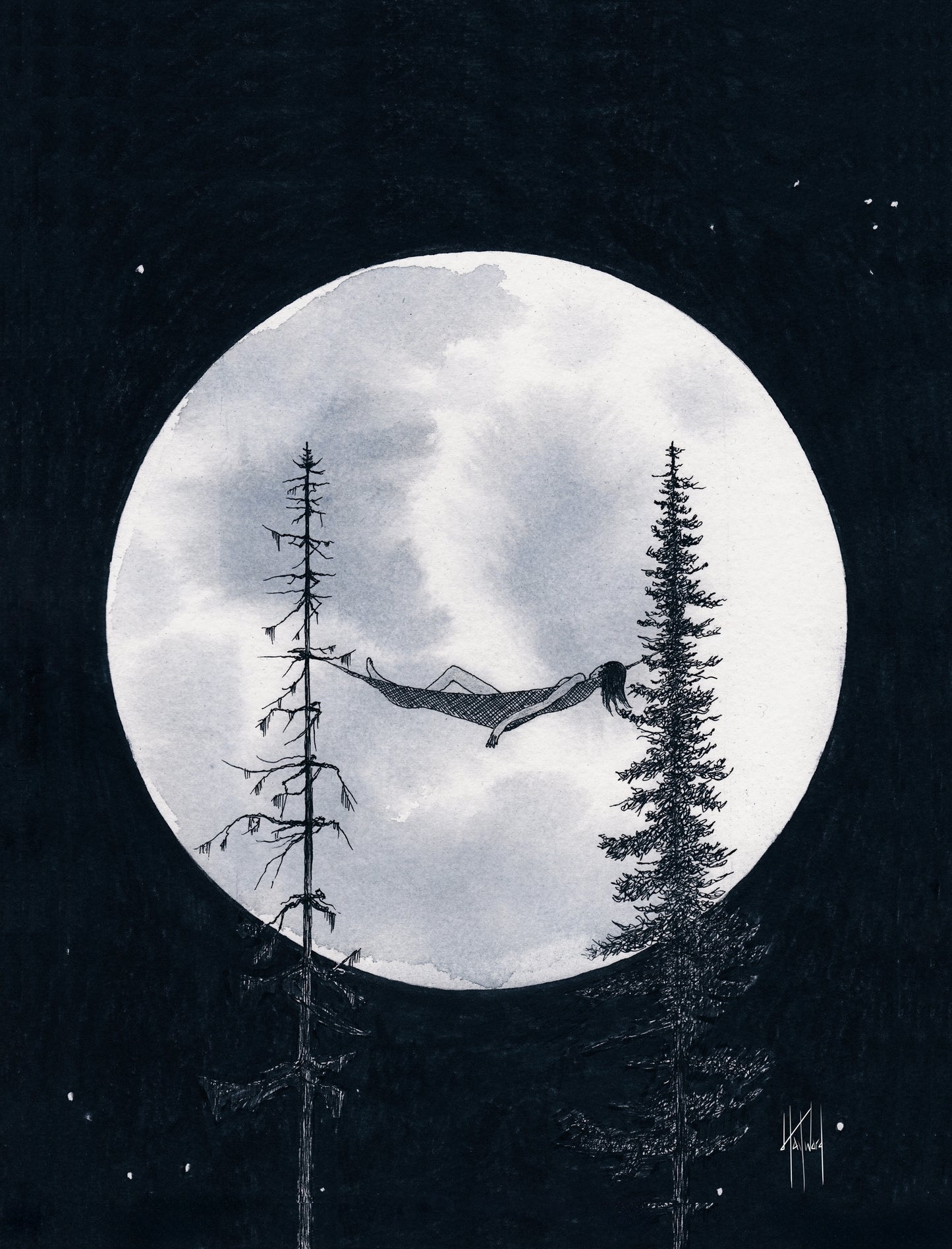 Sophia Between Worlds Framed Art Print Set-Drawing-nakedpastor