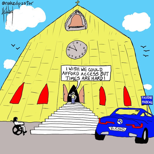 Access and Times are Hard Digital Cartoon - by nakedpastor