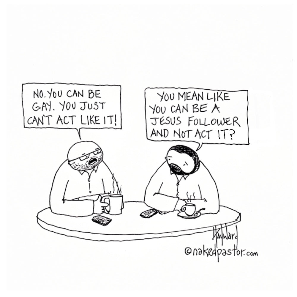 Act Like It Digital Cartoon-Digital Cartoons-nakedpastor