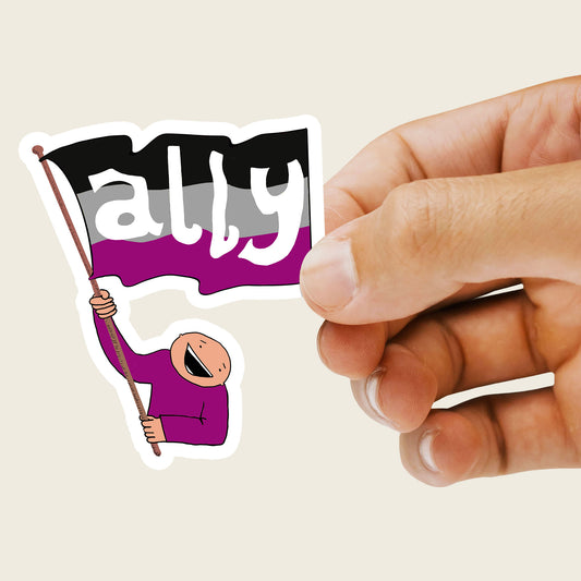 Ally Asexual Sticker-Stickers-nakedpastor