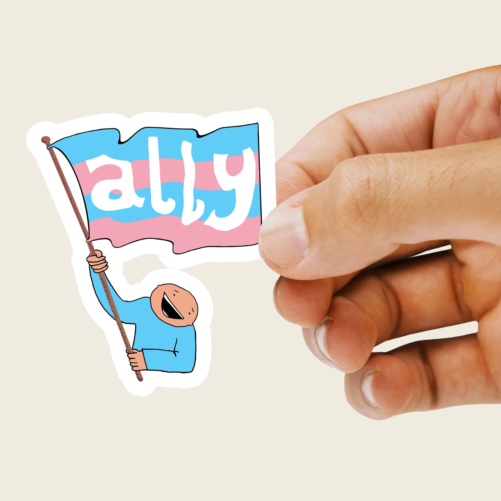 Ally Trans Sticker-Stickers-nakedpastor
