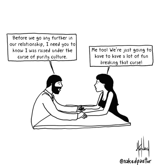 Breaking the Curse of Purity Culture Digital Cartoon - by nakedpastor