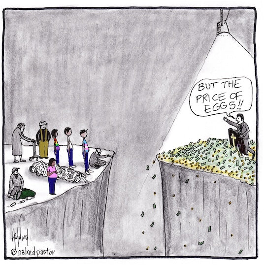 But The Price of Eggs Digital Cartoon-Digital Cartoons-nakedpastor