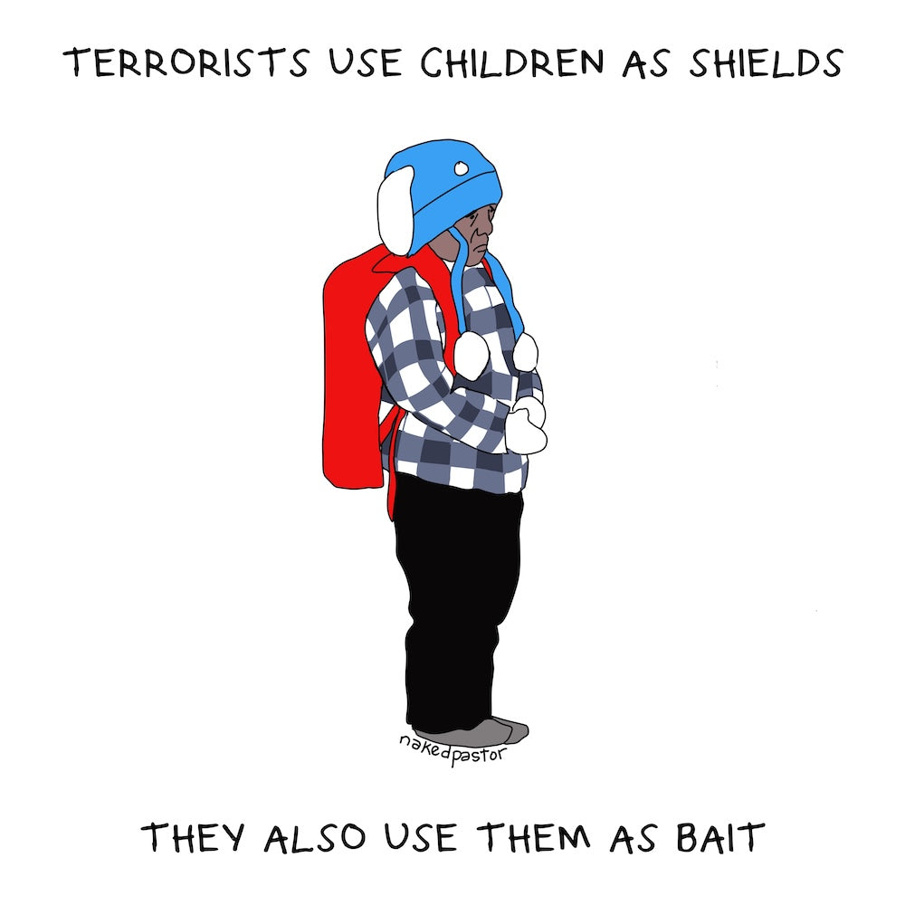 Children as Bait Digital Cartoon-Digital Cartoons-nakedpastor