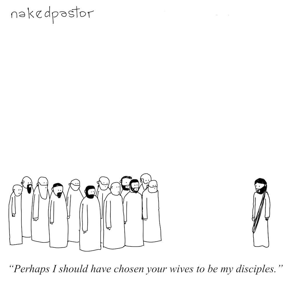 Chosen Your Wives Digital Cartoon-Digital Cartoons-nakedpastor