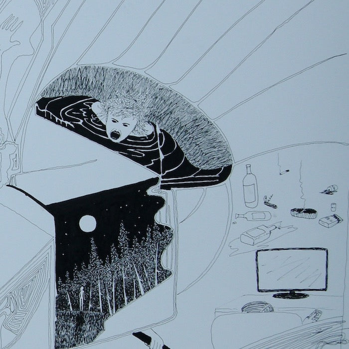 Deconstruction Drawing Original - by nakedpastor