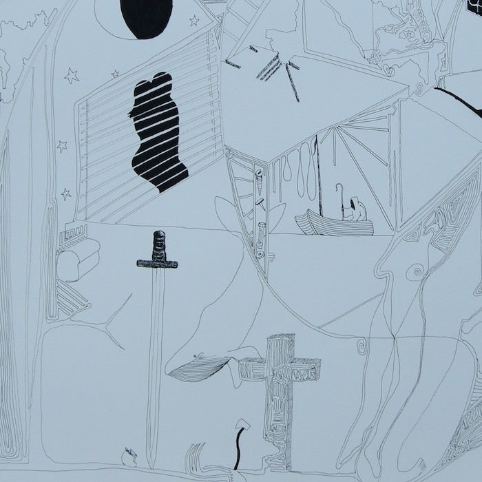 Deconstruction Drawing Original - by nakedpastor