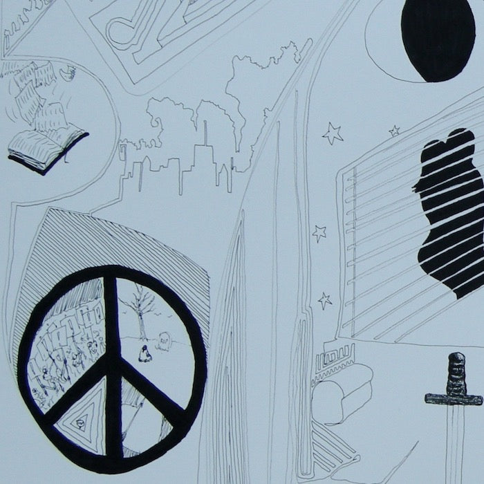 Deconstruction Drawing Original - by nakedpastor