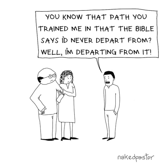 Departing Digital Cartoon-Digital Cartoons-nakedpastor