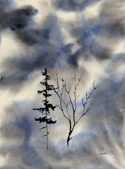 Different But Together Original Watercolor Painting-Paintings-nakedpastor