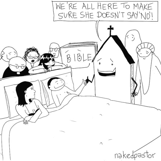Doesn't Say No Digital Cartoon-Digital Cartoons-nakedpastor