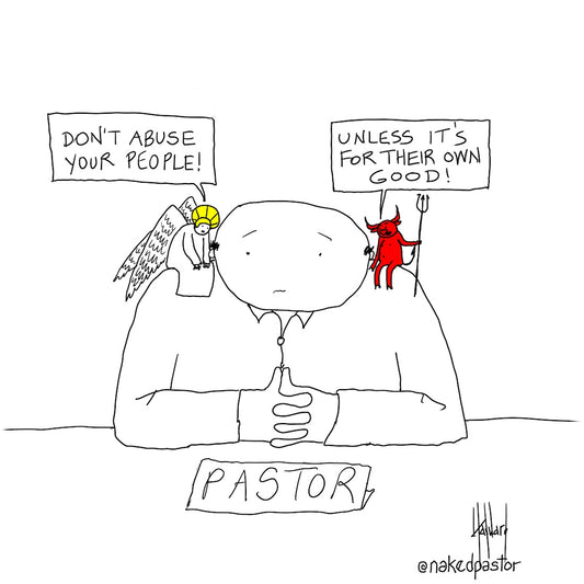 Don't Abuse Your People Digital Cartoon - by nakedpastor