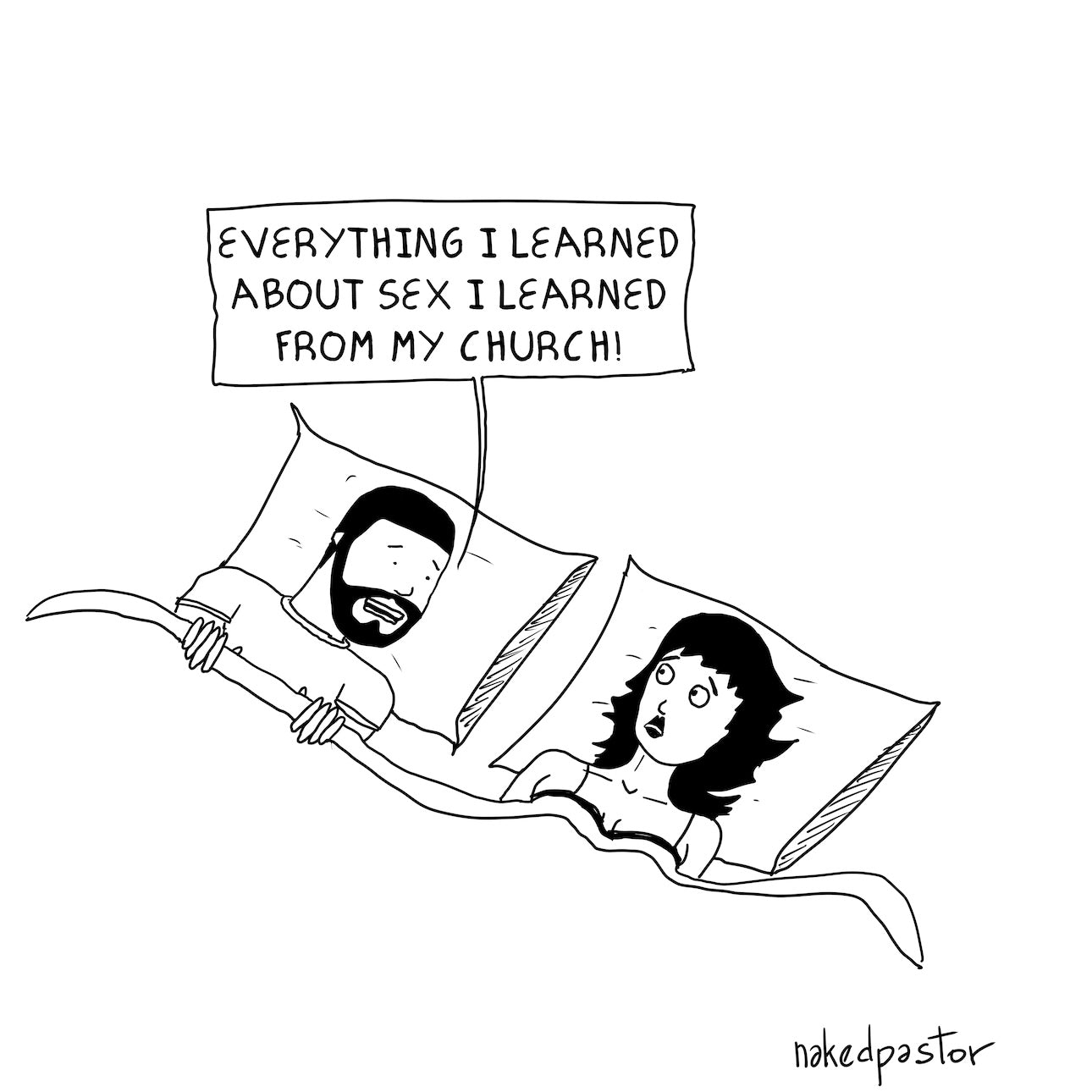 Everything I Learned About Sex Digital Cartoon-Cartoons-nakedpastor