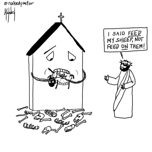 Feed Not Feed On Digital Cartoon - by nakedpastor