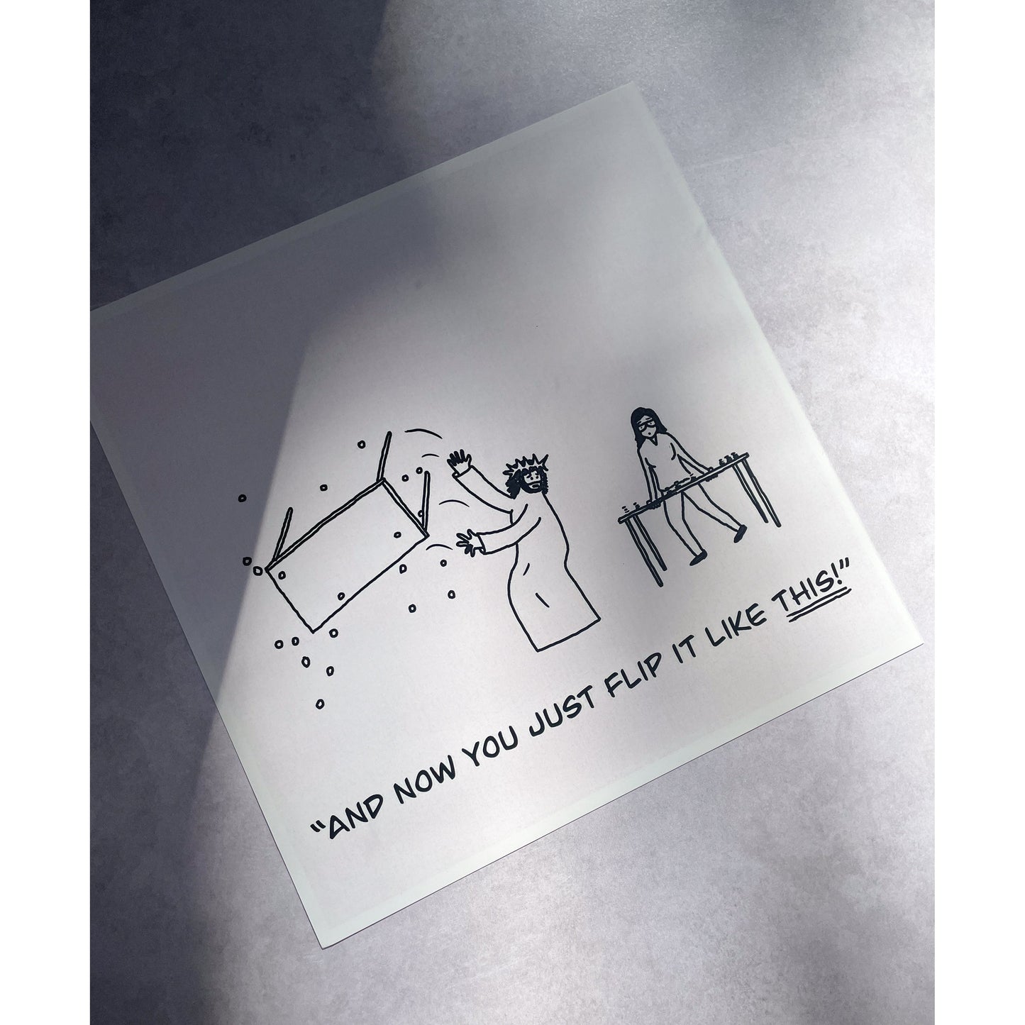 Flip It Like This Print - by nakedpastor