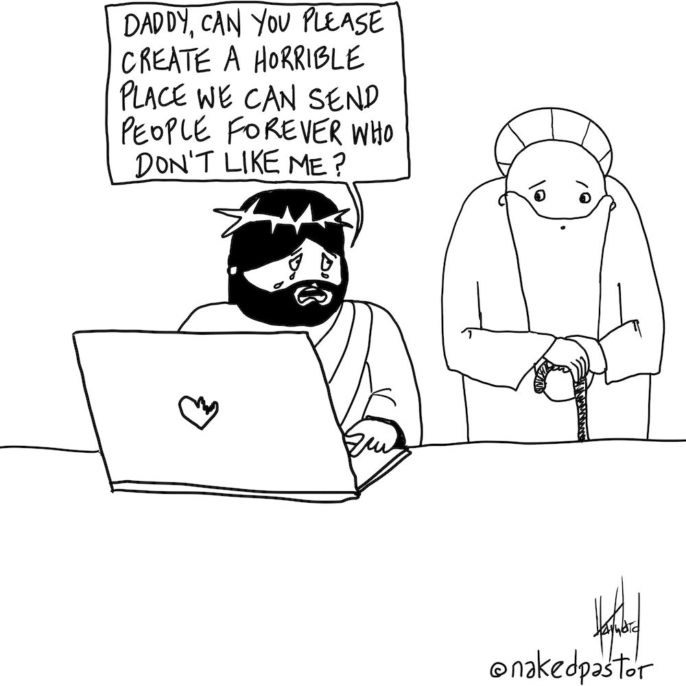 A Place For People Who Don't Like Me Digital Cartoon - by nakedpastor