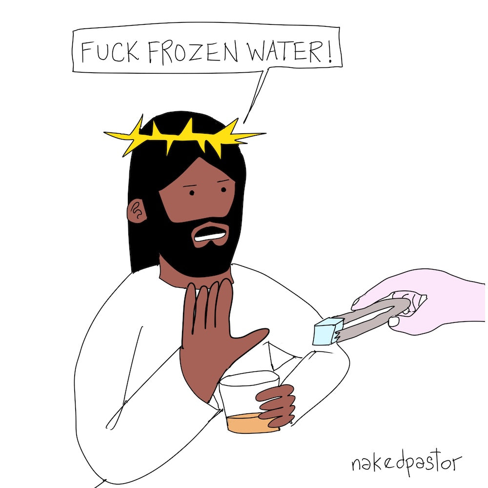 Frozen Water Digital Cartoon-Digital Cartoons-nakedpastor