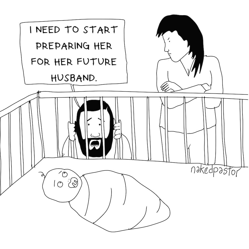 Future Husband Digital Cartoon