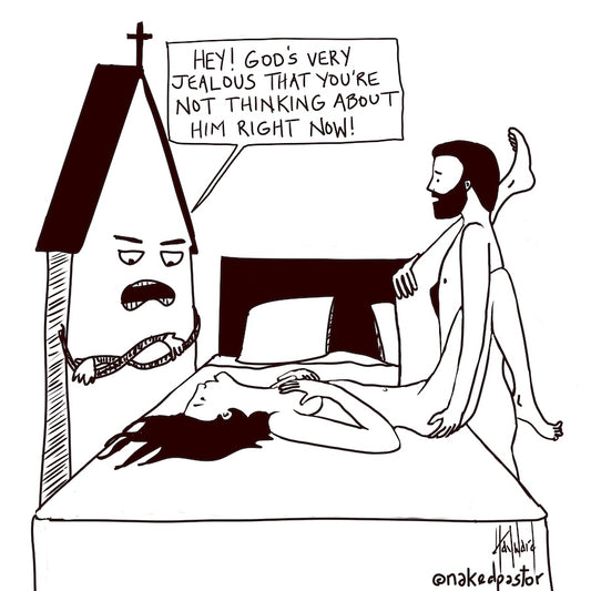 God is Jealous Digital Cartoon - by nakedpastor