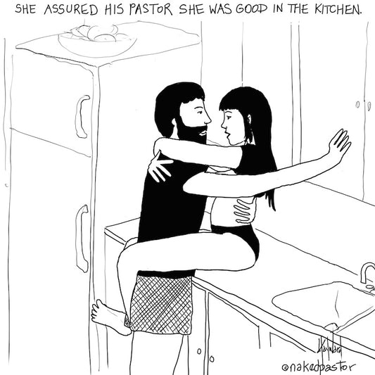 Good in the Kitchen Digital Cartoon - by nakedpastor