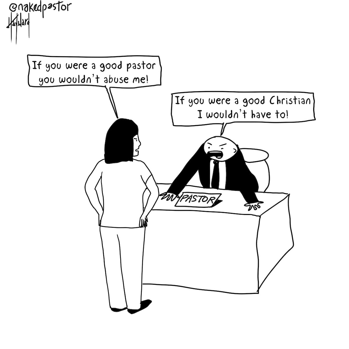 Good Pastor Digital Cartoon - by nakedpastor