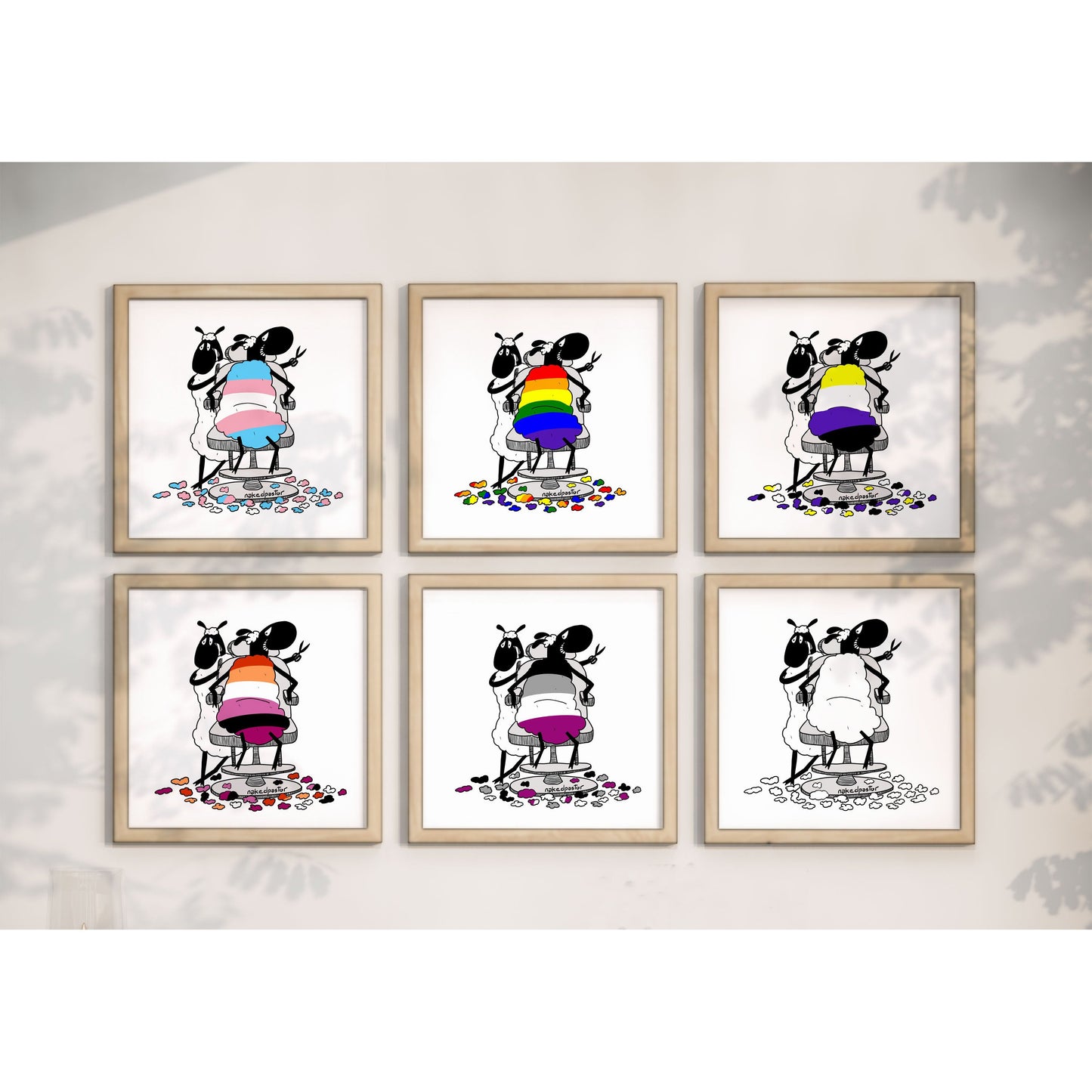 Haircut Cartoon Print - by nakedpastor