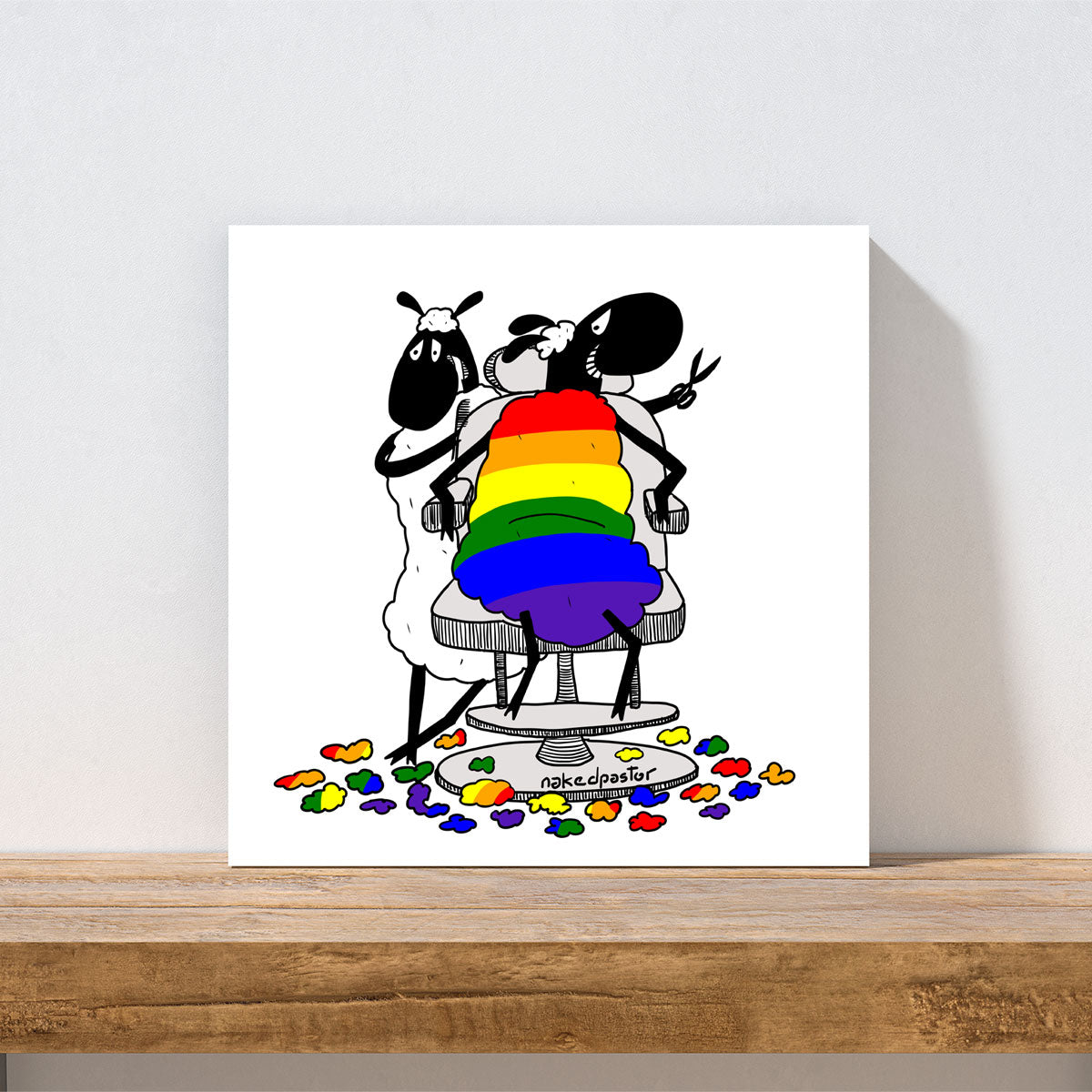 Haircut Cartoon Print - by nakedpastor