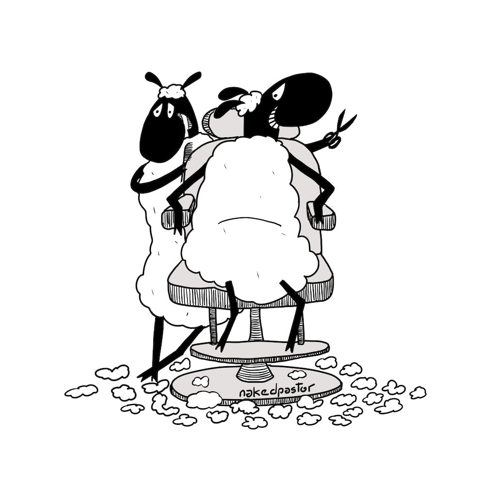 Haircut Plain or for Coloring Digital Cartoon-Digital Cartoons-nakedpastor