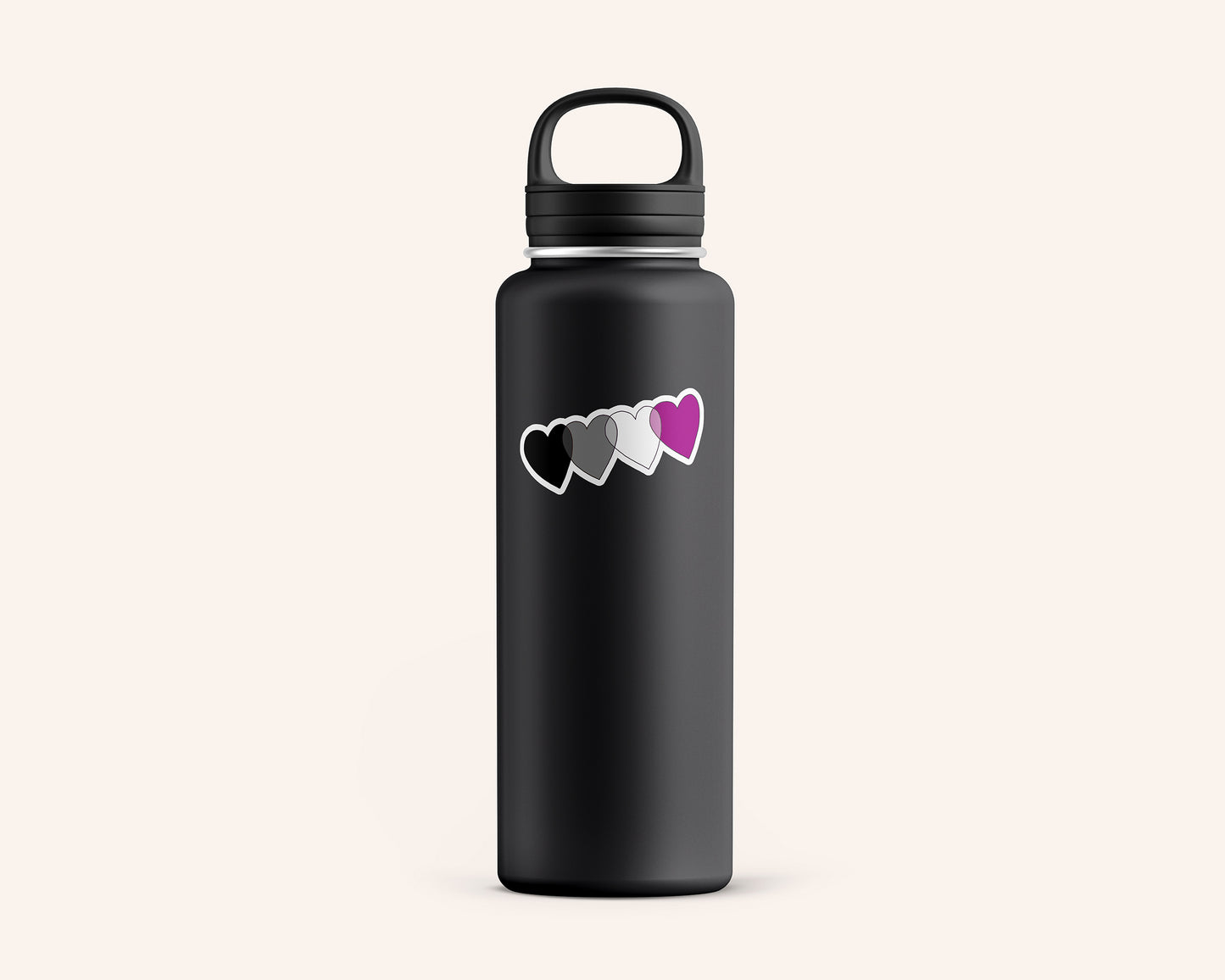 Hearts Asexual Sticker-Stickers-nakedpastor