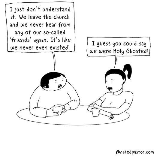 Holy Ghosted Digital Cartoon - by nakedpastor