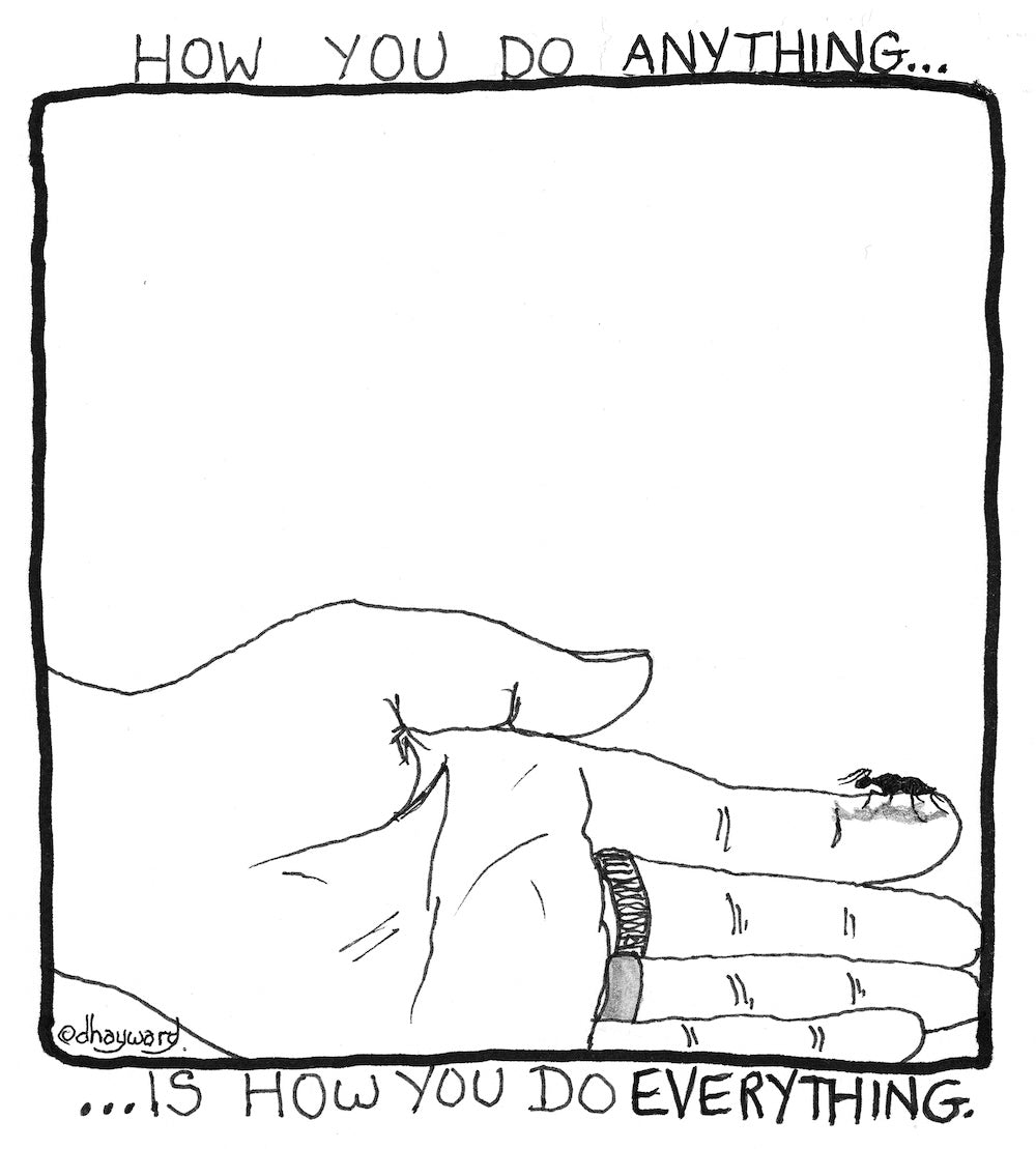 How You Do One Thing is How You Do Everything Digital Cartoon-Digital Cartoons-nakedpastor