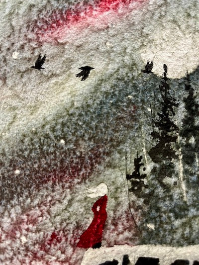 Timber Series: But This is Me Now Original Watercolor Painting - by nakedpastor