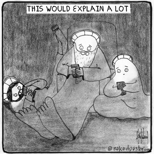 This Would Explain A Lot Digital Cartoon - by nakedpastor