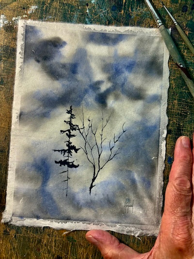 Different But Together Original Watercolor Painting-Paintings-nakedpastor