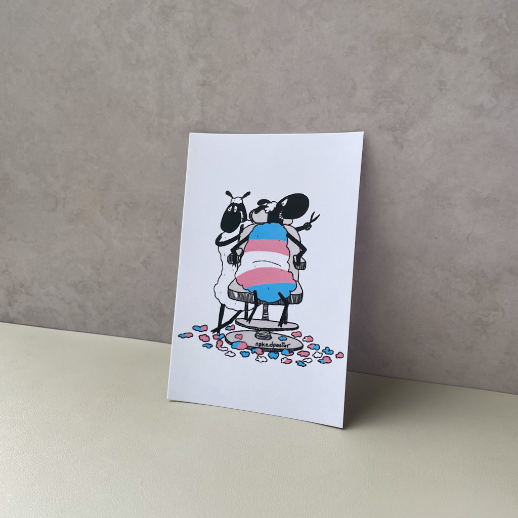 Transgender Haircut Mini Print-nakedpastor