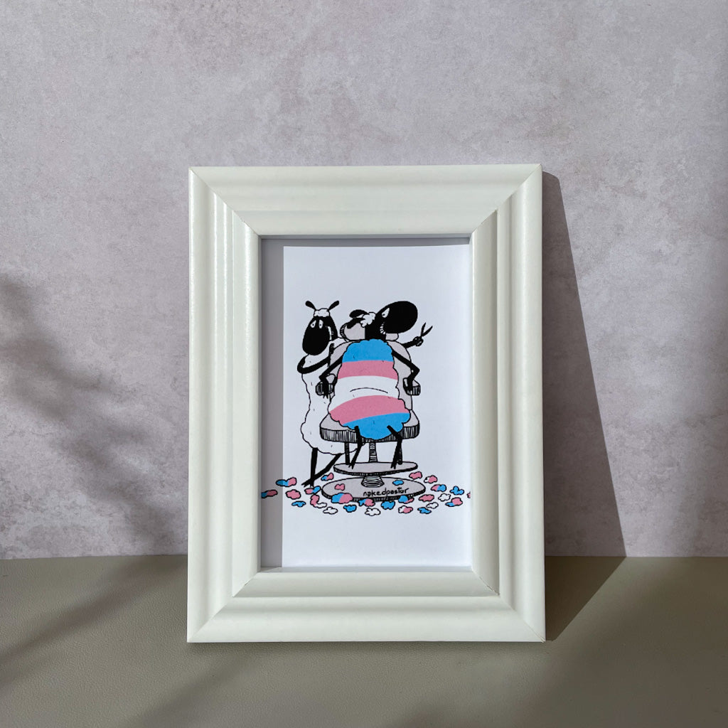 Transgender Haircut Mini Print-nakedpastor