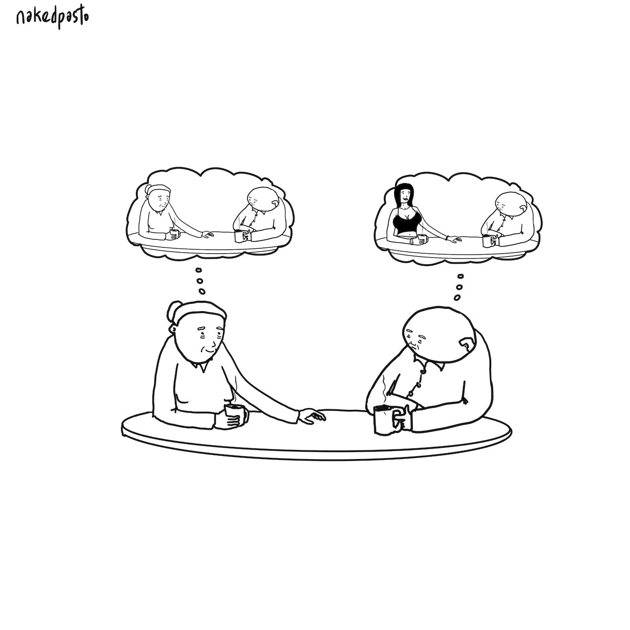 Imaginings Digital Cartoon-Digital Cartoons-nakedpastor