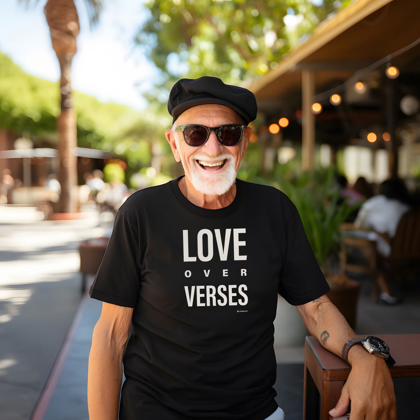 Love Over Verses T-Shirt - by nakedpastor