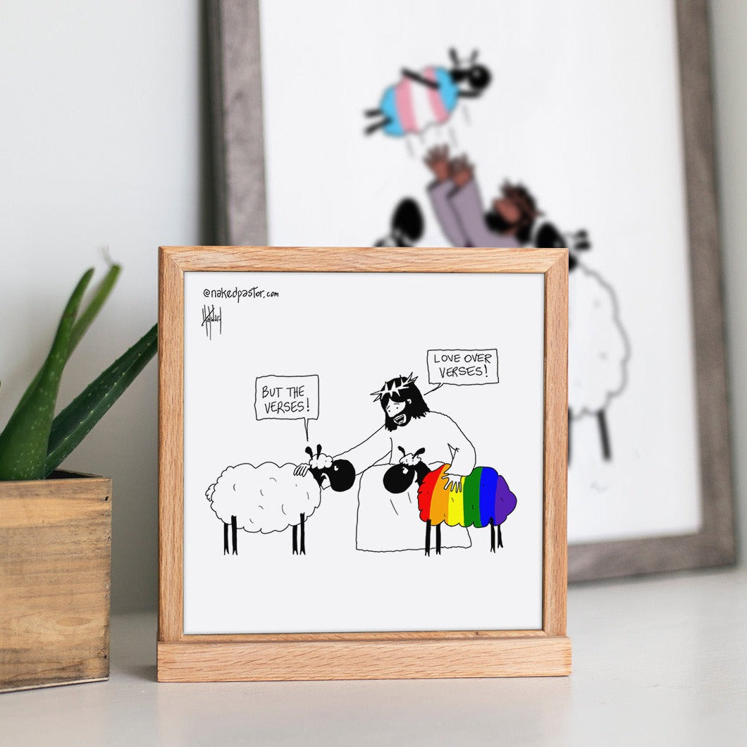 Love Over Verses Print - by nakedpastor