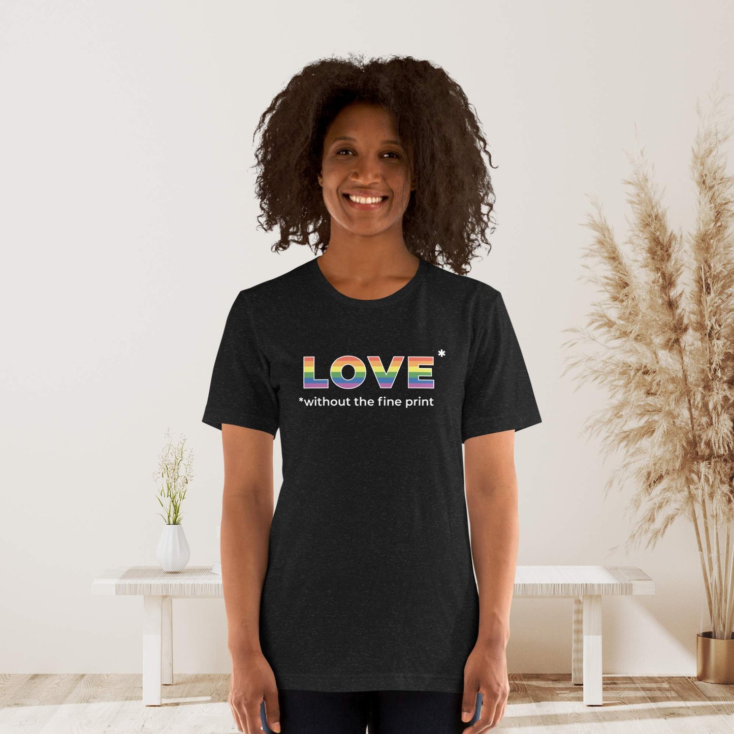 Love without the Fine Print T-shirt - by nakedpastor