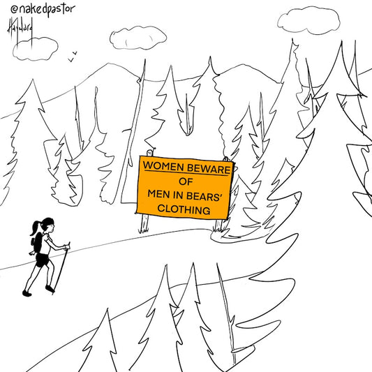 Beware of Men in Bears' Clothing Digital Cartoon - by nakedpastor