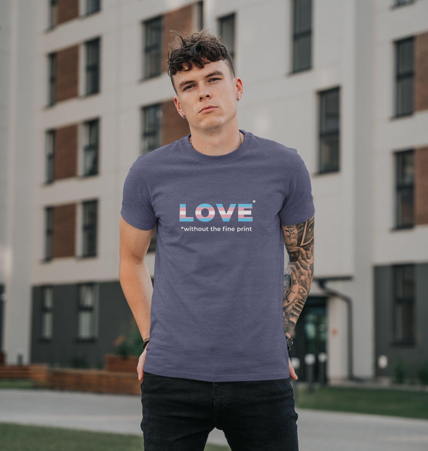 Love Without the Fine Print Transgender T-Shirt-Shirts-nakedpastor