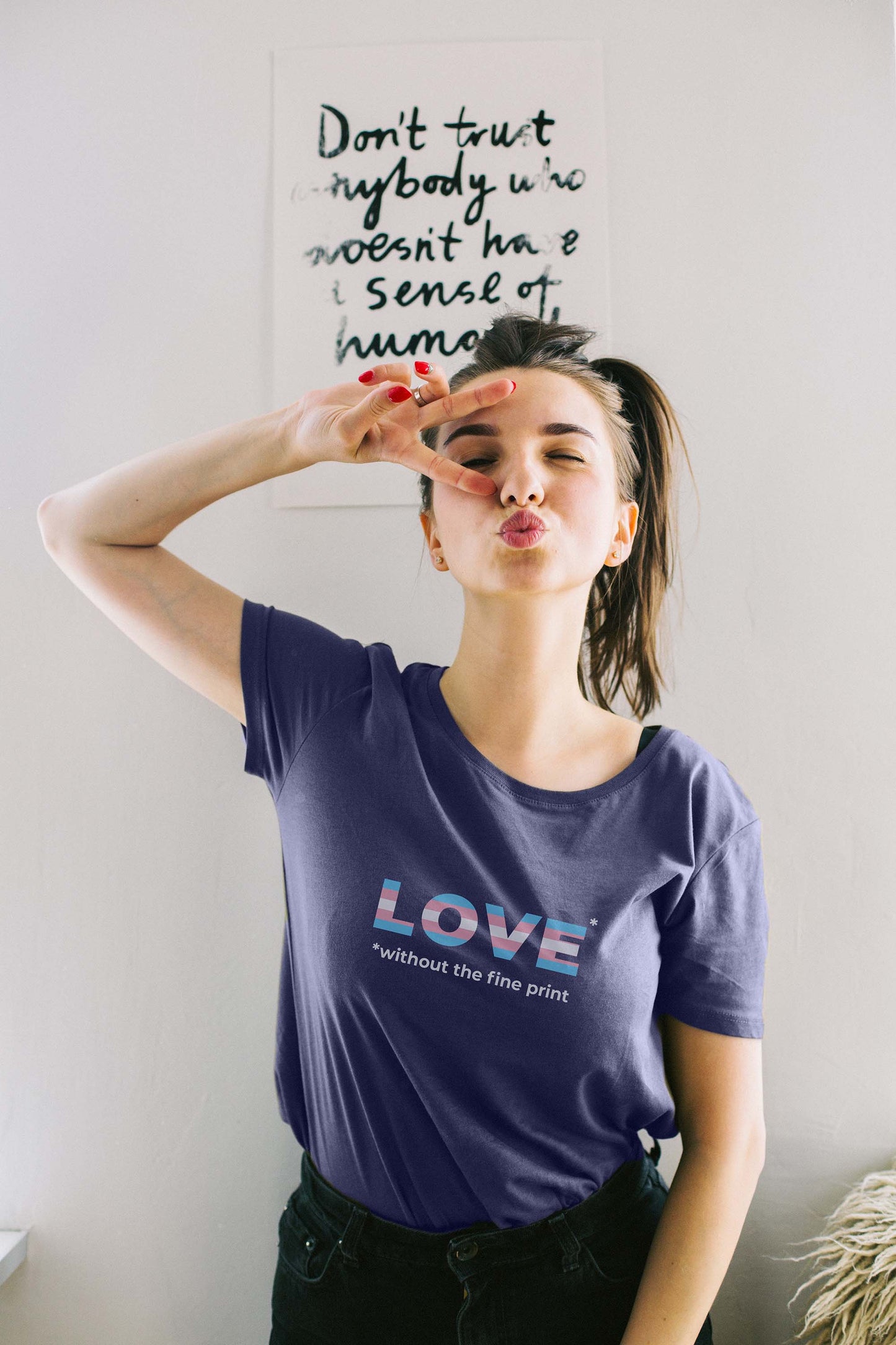 Love Without the Fine Print Transgender T-Shirt-Shirts-nakedpastor
