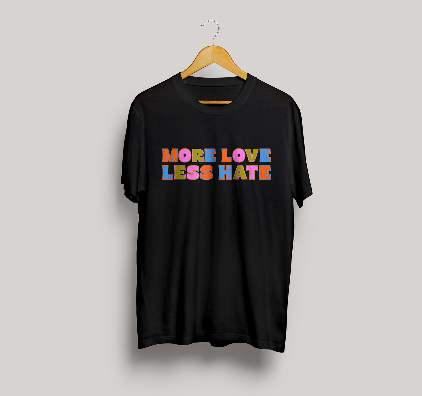 More Love Less Hate T-Shirt-Shirts-nakedpastor