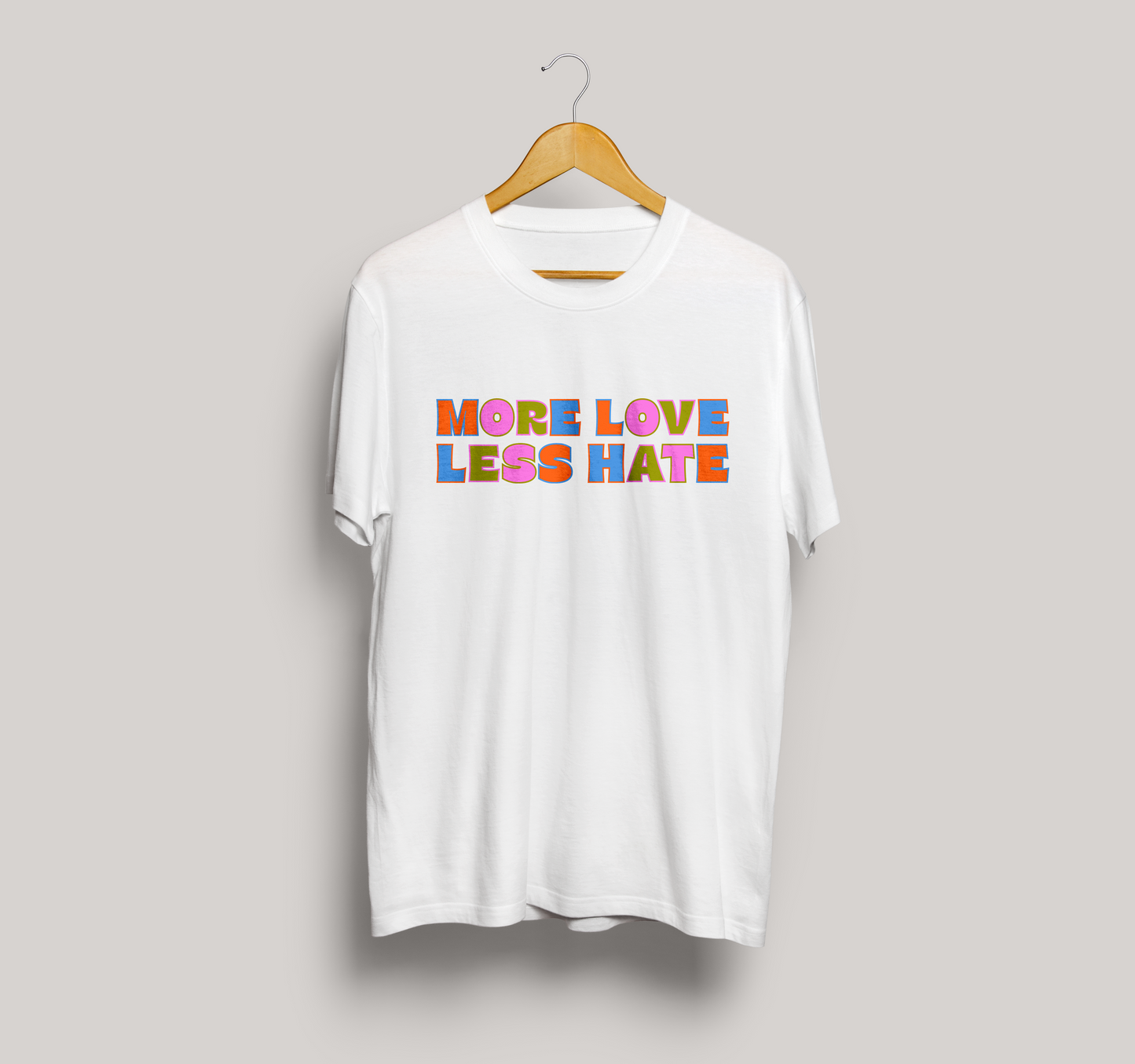 More Love Less Hate T-Shirt-Shirts-nakedpastor