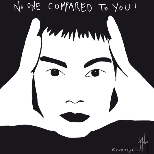 No One Compared to You Sinéad O'Connor Digital Cartoon - by nakedpastor