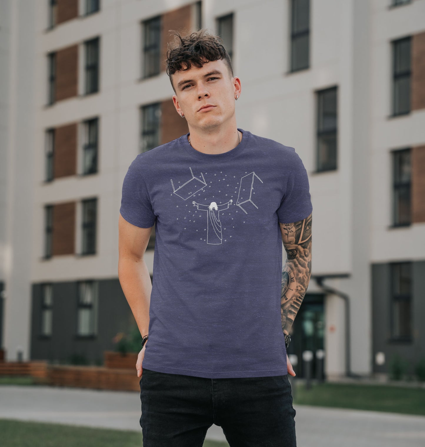 Jesus Overturning T-Shirt - by nakedpastor