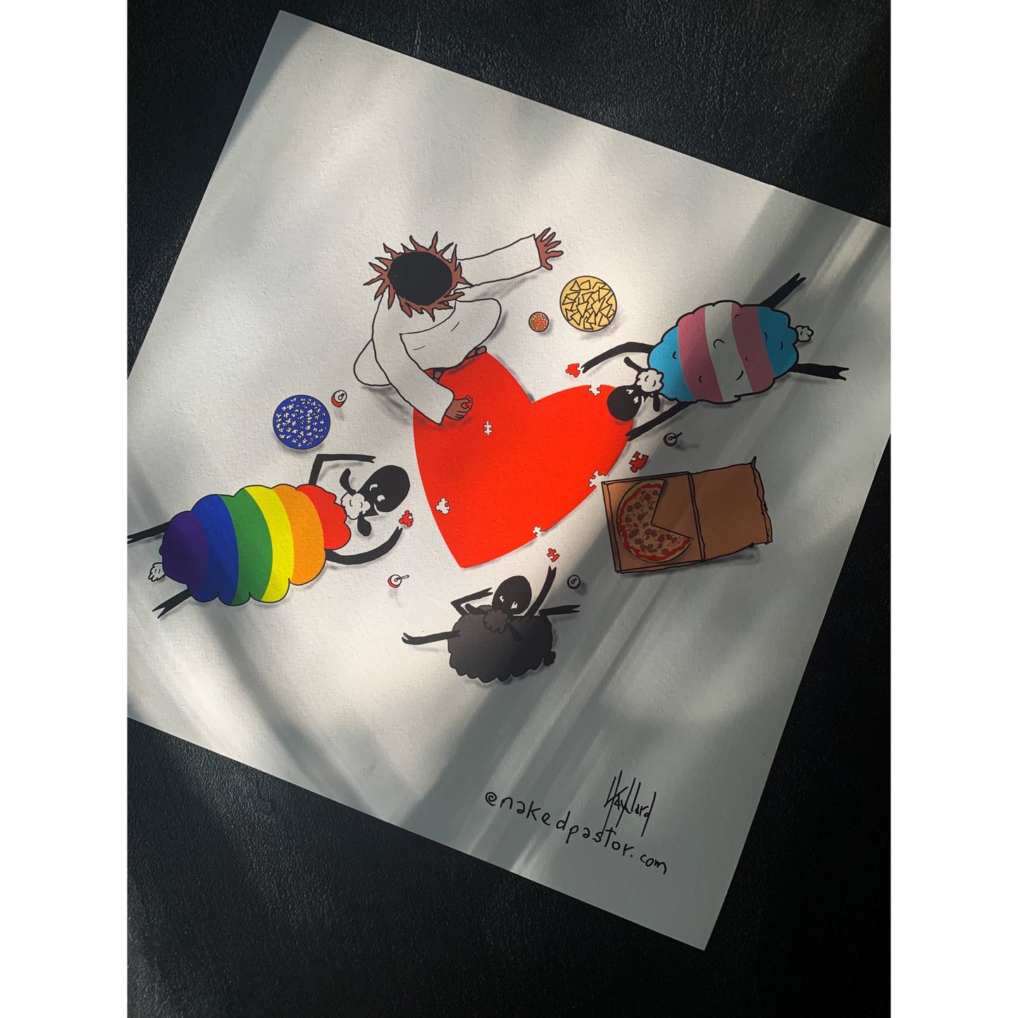 Puzzle of Love Print - by nakedpastor
