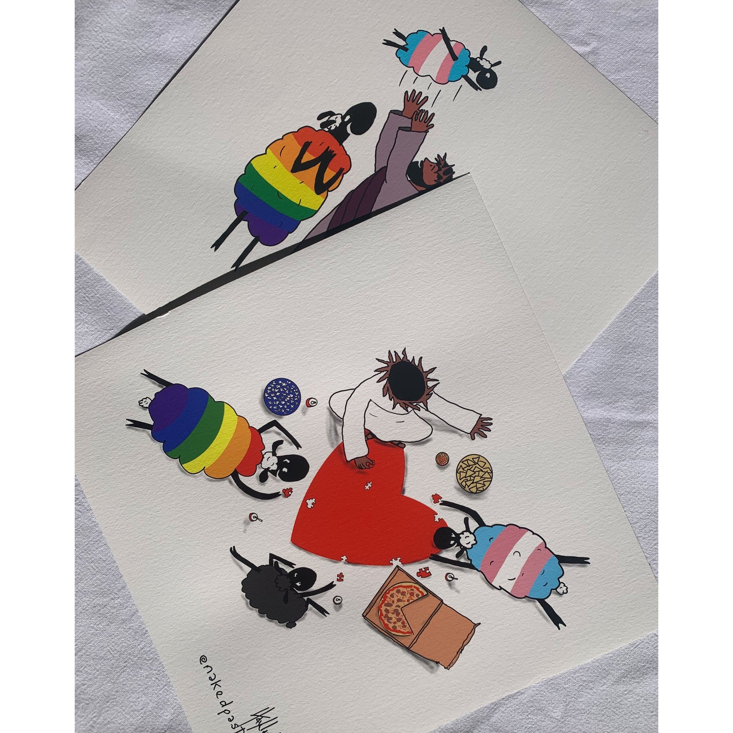 Puzzle of Love Print - by nakedpastor